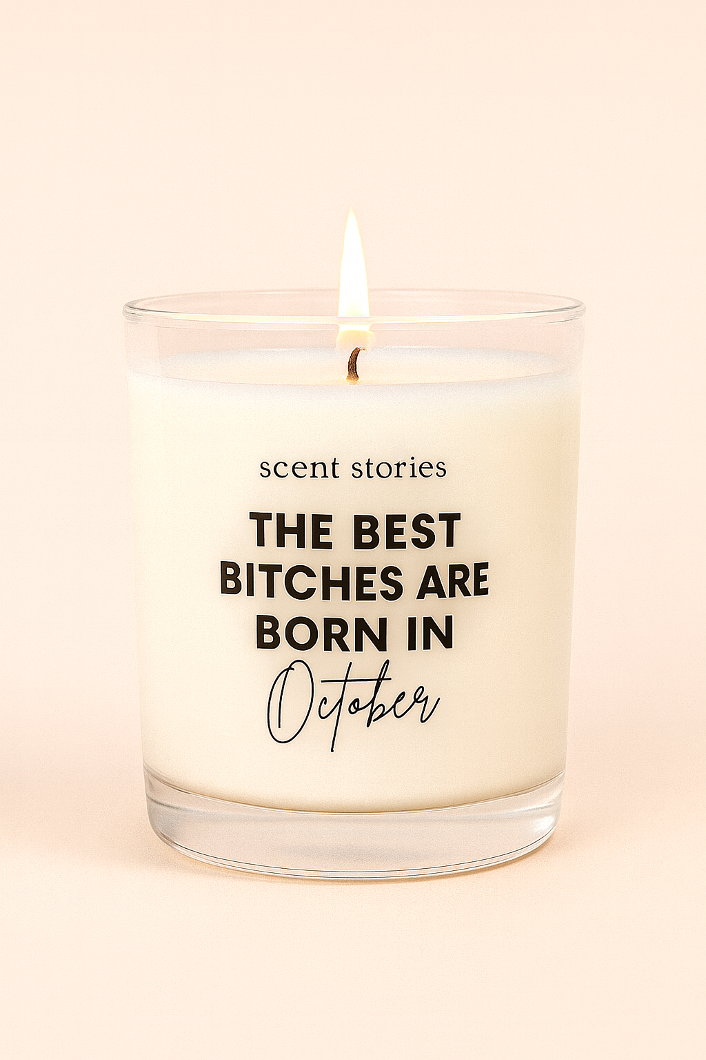 October Birthday Candle - 215ml