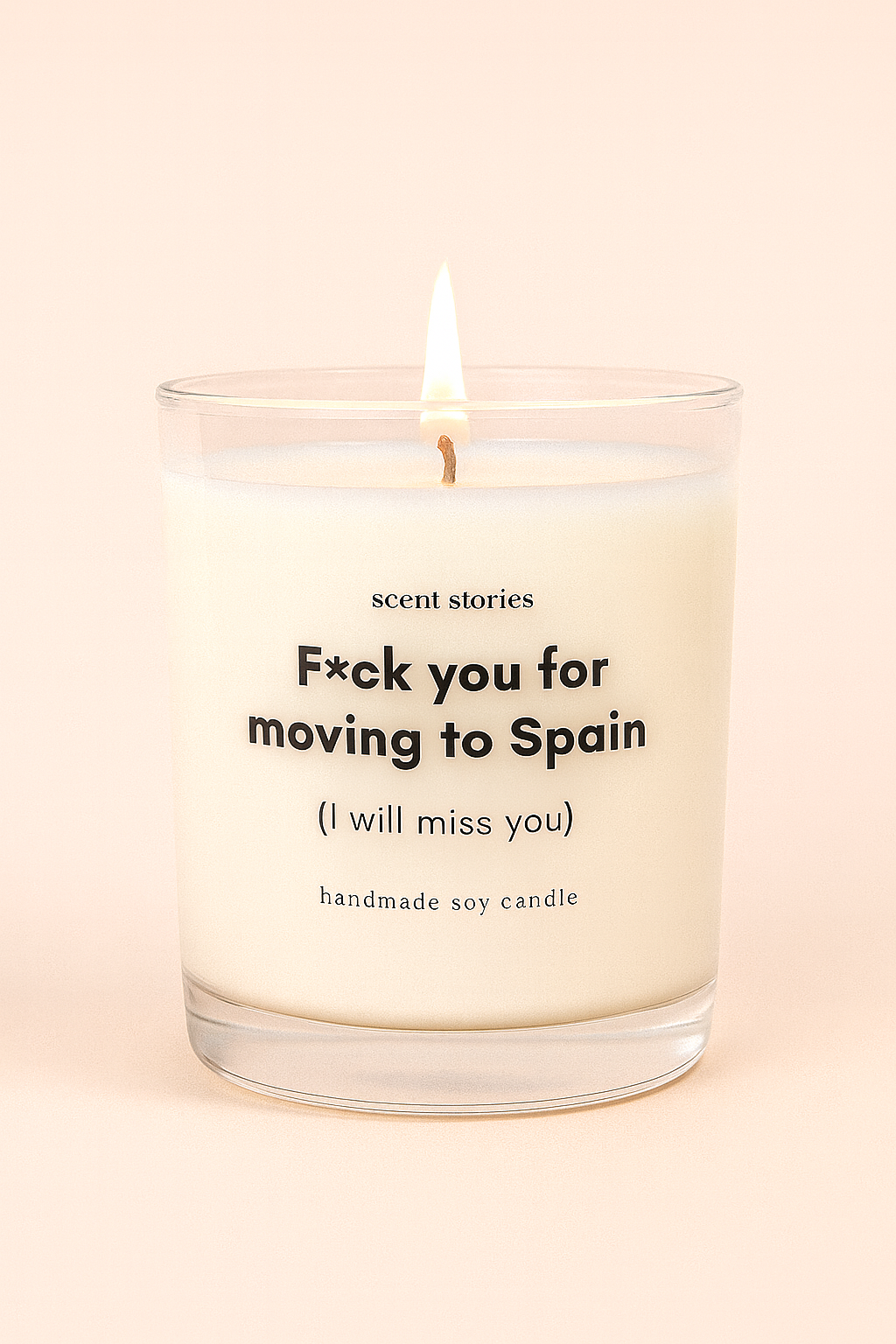 Moving - Personalised Candle